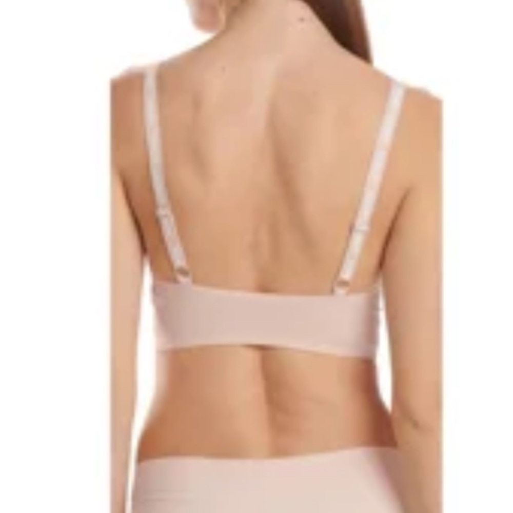 Adidas SET of 2 Active Micro Flex Seamless Long Line Bralettes Peach Black XL - Picture 6 of 8